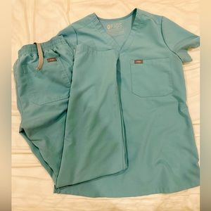 Figs Mint Green Scrubs